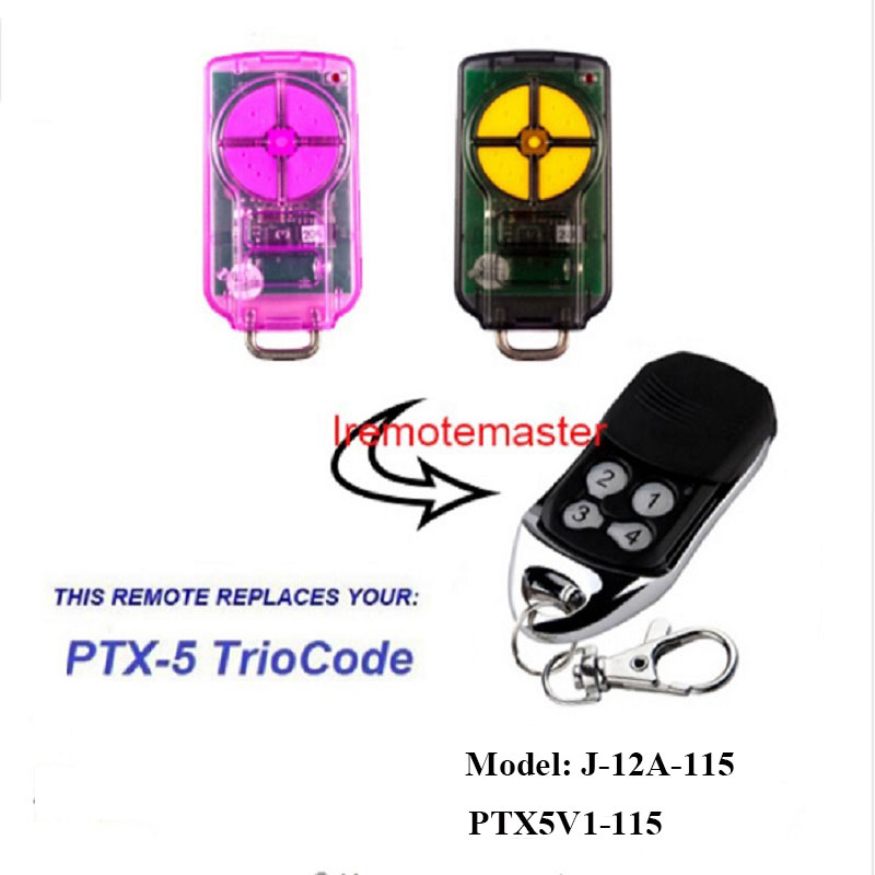 PTX5 V1 TrioCode Gate'i kaugukse vahetamise 433,92 MHz veeremiskoodi jaoks